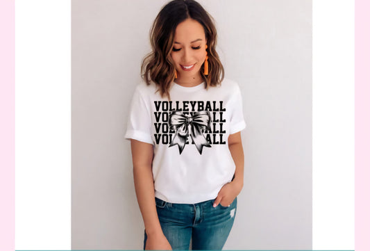 Volleyball Bow T-Shirt